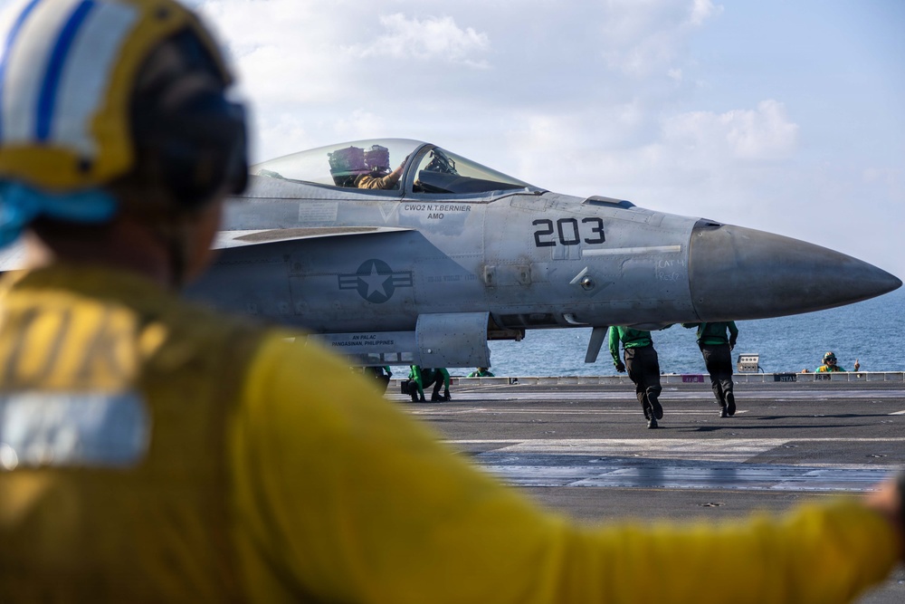 Abraham Lincoln Conducts Routine Flight Operations