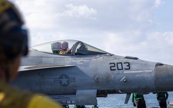 Abraham Lincoln Conducts Routine Flight Operations