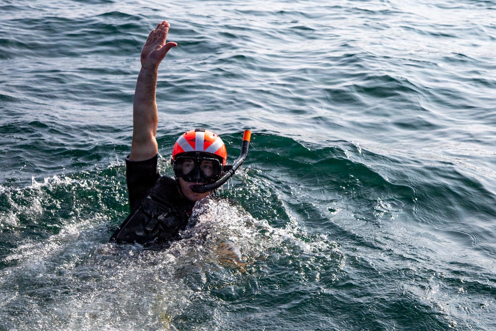 Abraham Lincoln Conducts Search-and-Rescue Training