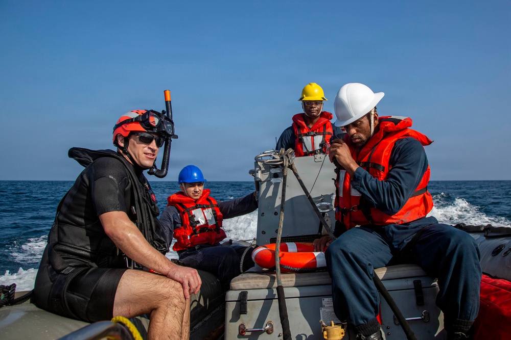 Abraham Lincoln Conducts Small Boat Operations