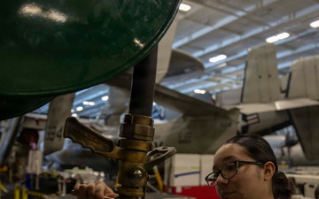 Abraham Lincoln Conducts Routine Operations