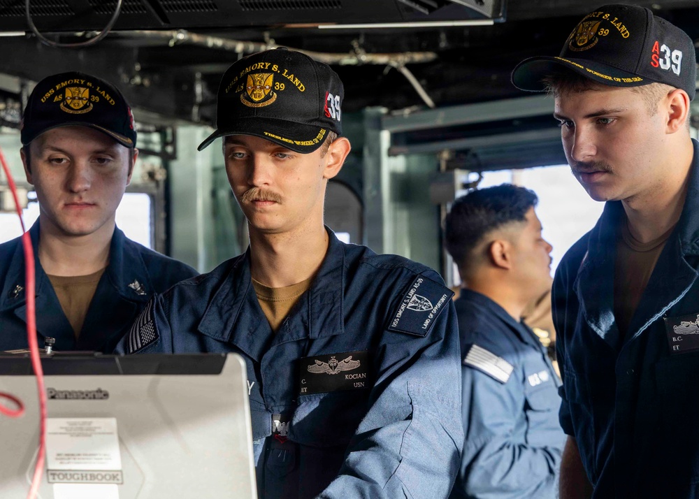 USS Emory S. Land Conducts Underway Operations January 2026