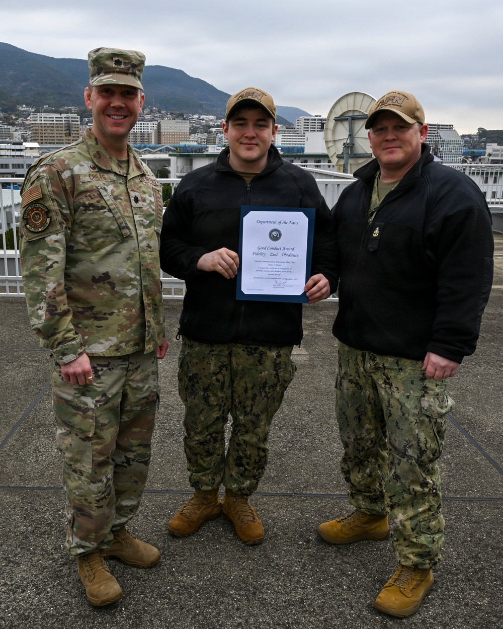 American Forces Network Pacific Leadership Recognizes Sasebo Top Performers