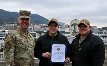 American Forces Network Pacific Leadership Recognizes Sasebo Top Performers