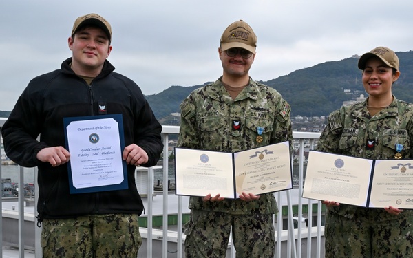 American Forces Network Pacific Leadership Recognizes Sasebo Top Performers