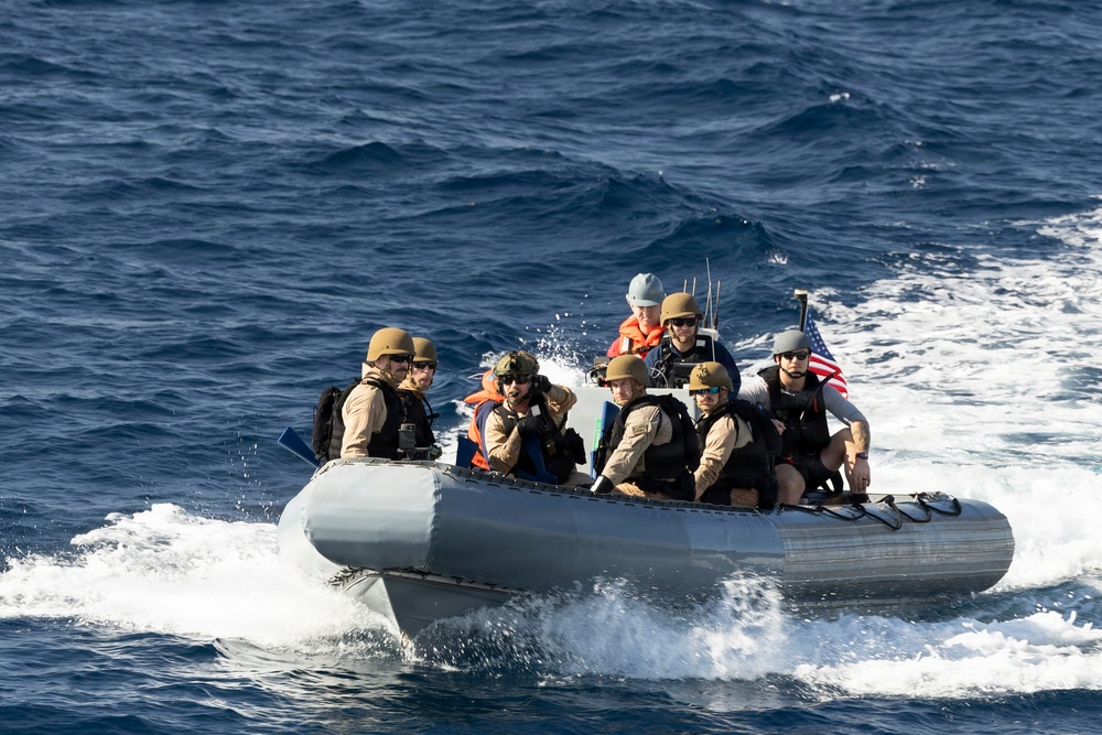 USS Delbert D. Black (DDG 119) Conducts Small Boat Evolution