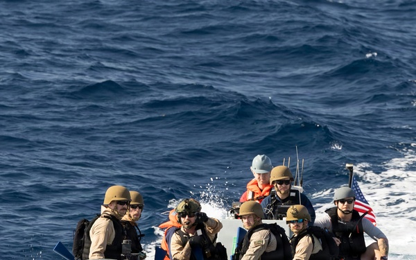 USS Delbert D. Black (DDG 119) Conducts Small Boat Evolution