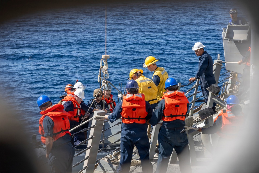 USS Delbert D. Black (DDG 119) Conducts Small Boat Evolution
