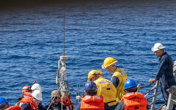 USS Delbert D. Black (DDG 119) Conducts Small Boat Evolution