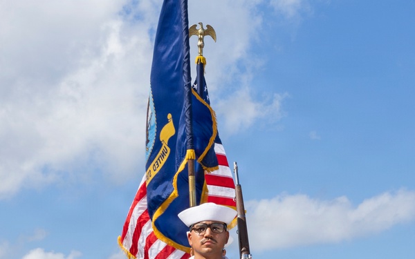 USS Emory S. Land hosts Change of Command Ceremony