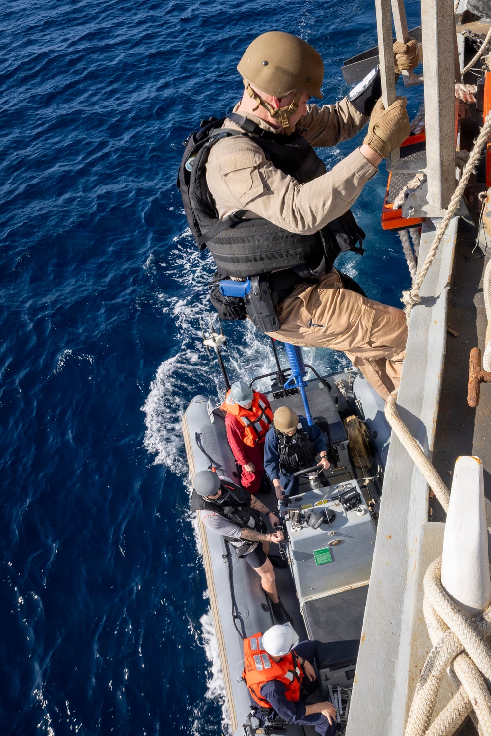 USS Delbert D. Black (DDG 119) Conducts Small Boat Evolution