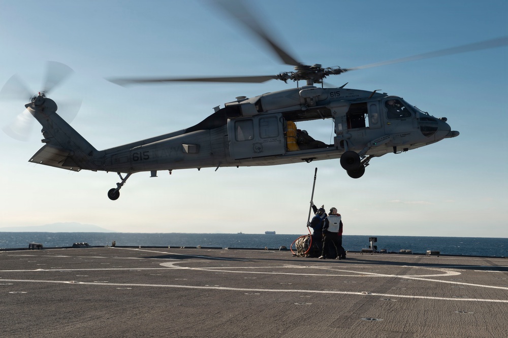 Flight Quarters aboard USS Blue Ridge