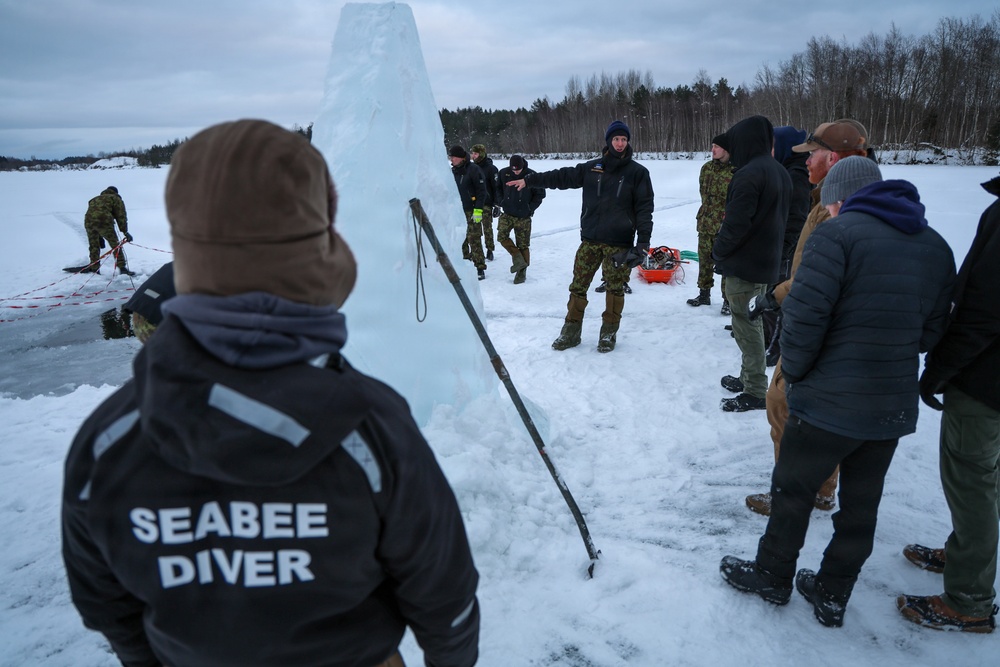 Ice Diving Exercise Strengthens Baltic Maritime Readiness