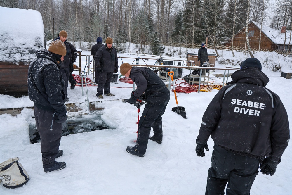 Ice Diving Exercise Strengthens Baltic Maritime Readiness