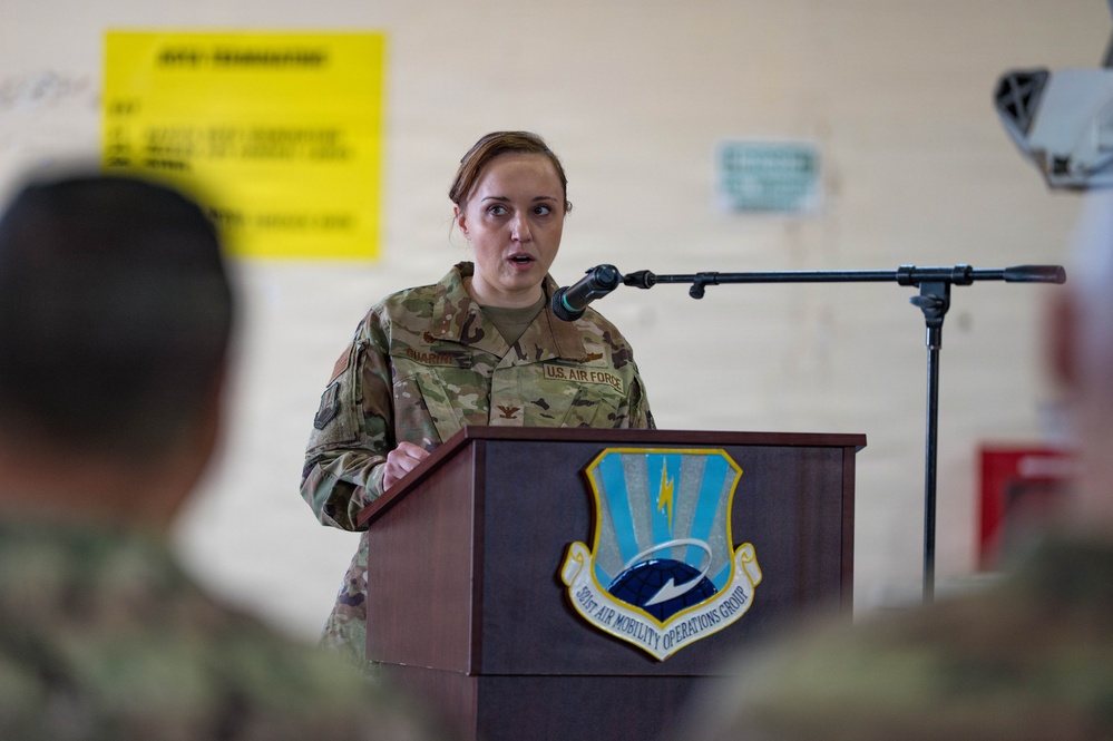 521st Air Mobility Operations Group Assumption of Command