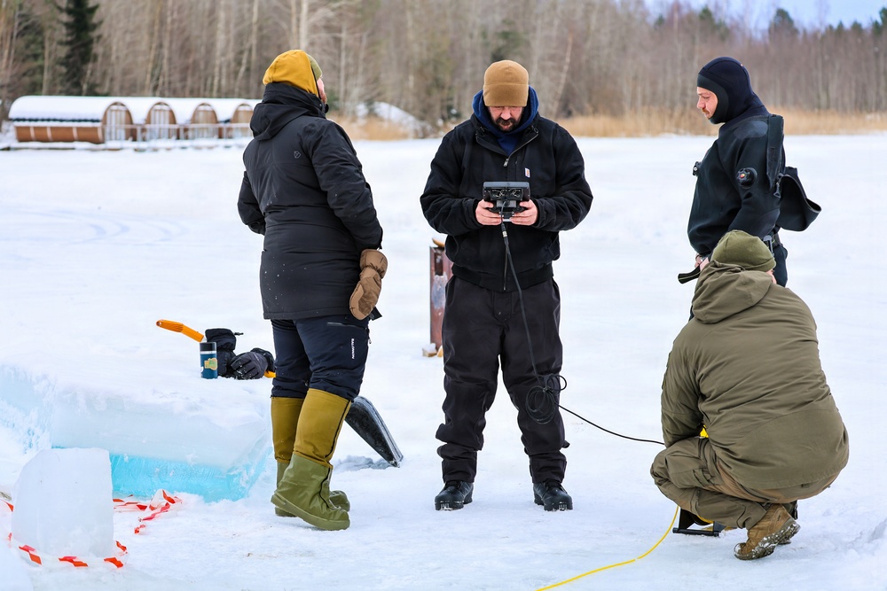 Ice Diving Exercise Strengthens Baltic Maritime Readiness