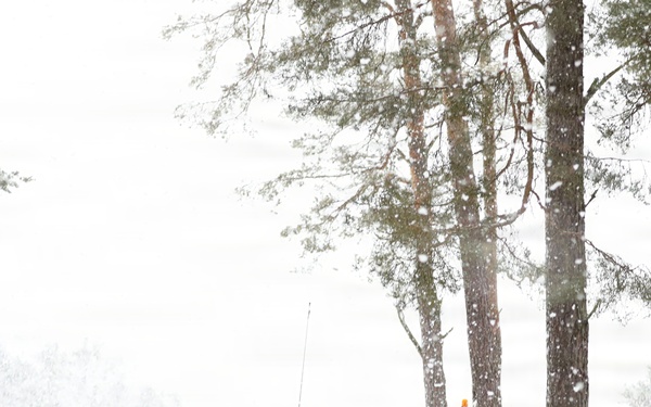 U.S. Army Tactical Vehicle Maneuvers During Combined Resolve 26-05 in Hohenfels, Germany