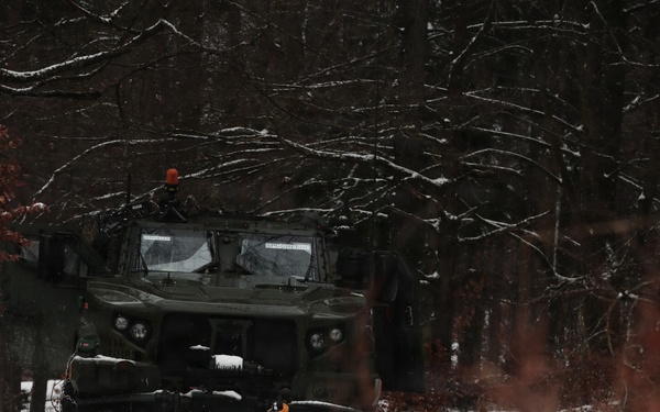 U.S. Army Joint Light Tactical Vehicle Maintains Security Posture During Combined Resolve 26-05 in Hohenfels, Germany