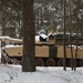 U.S. Army Tank Maintains Security Posture in the Woods During Combined Resolve 26-05 in Hohenfels, Germany