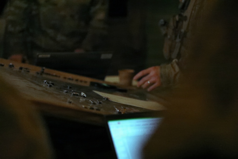U.S. Army Soldiers Strategize Maneuvers And Movements During Combined Resolve 26-05 in Hohenfels, Germany