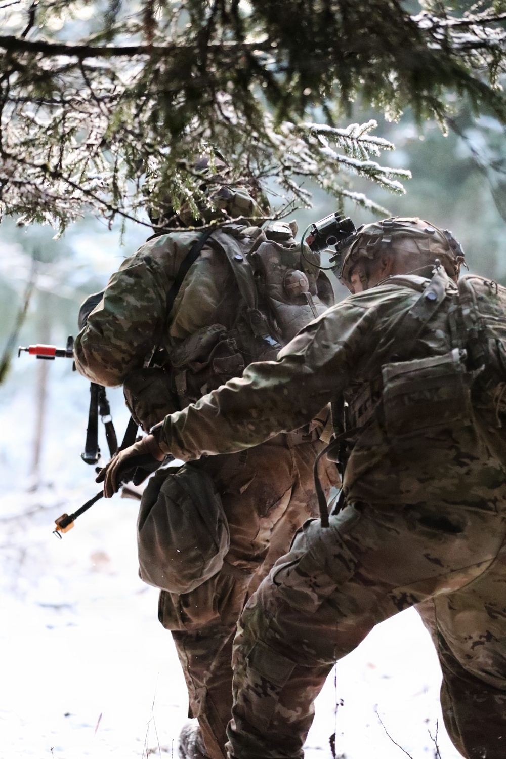U.S. Army Soldiers React to Contact During Combined Resolve 26-05 in Hohenfels, Germany