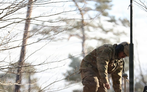 U.S. Army Soldier Prepares For Action During Combined Resolve 26-05 in Hohenfels, Germany
