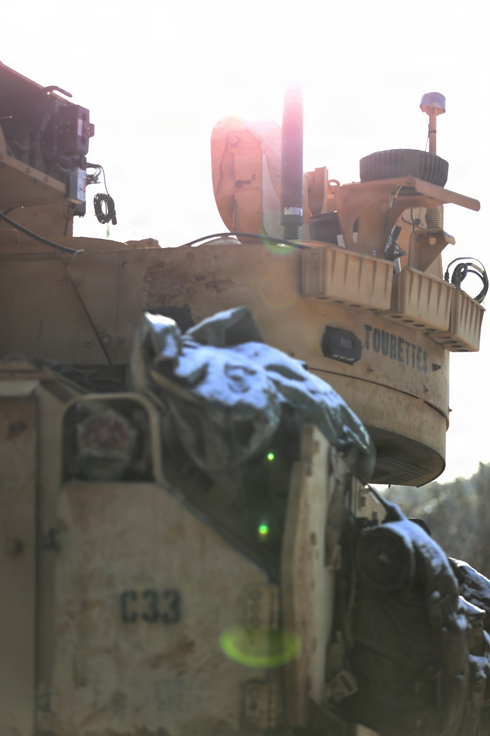 A U.S. Army Tank Prepares For Action During Combined Resolve 26-05 in Hohenfels, Germany