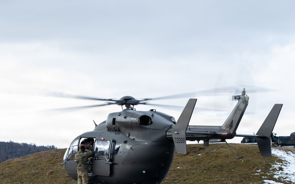 U.S. Army Aircraft Maneuvers the Skies during Combined Resolve 26-05