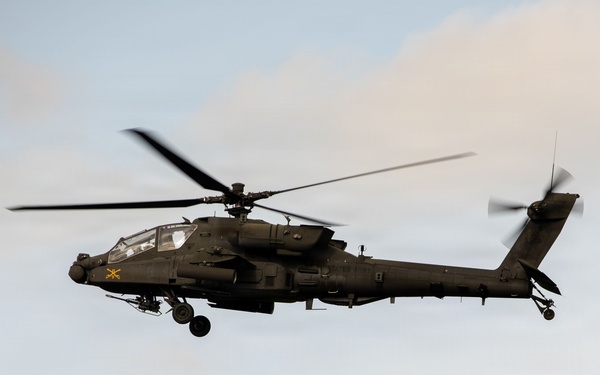 U.S. Army Aircraft Maneuvers the Skies during Combined Resolve 26-05
