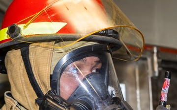 USS Delbert D. Black (DDG 119) Conducts a Fire Drill