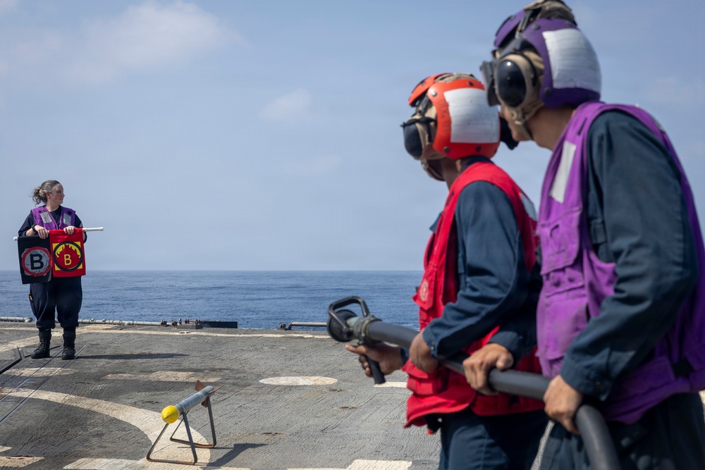 USS Delbert D. Black (DDG 119) Conducts Flight Quarter Evolution