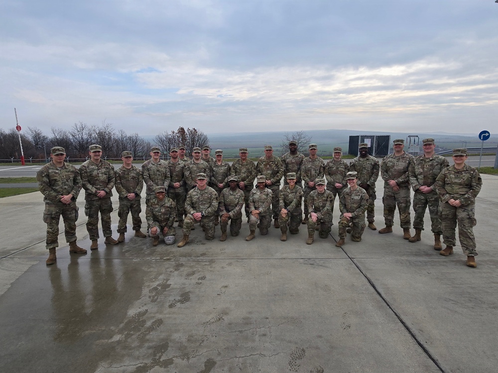 Alabama National Guard Leaders visit the 214th Military Police Company in Europe