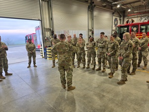 AFN Naples Radio News - Aviano Tri-Service Medical Course & Alabama National Guard Leaders Visit 214th Military Police Company
