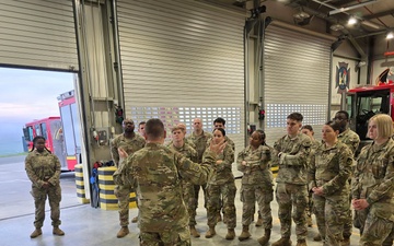 Alabama National Guard Leaders visit the 214th Military Police Company in Europe