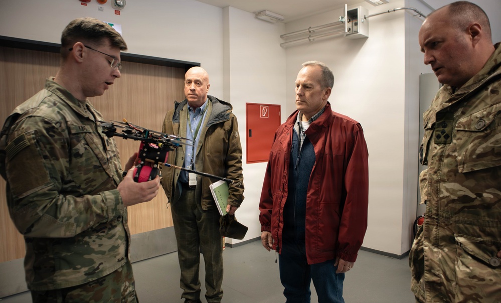 Senior Army and NATO Leaders Visit Task Force Saber at Balli Airfield