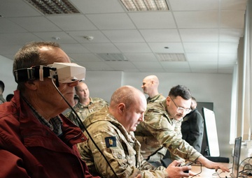 Senior Army and NATO Leaders Visit Task Force Saber at Balli Airfield