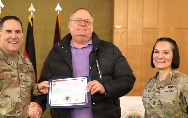 Defense Health Network Europe Civilian Employees Recognized for their Achievements