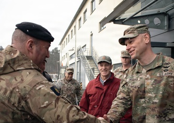 Senior Army and NATO Leaders Visit Task Force Saber at Balli Airfield