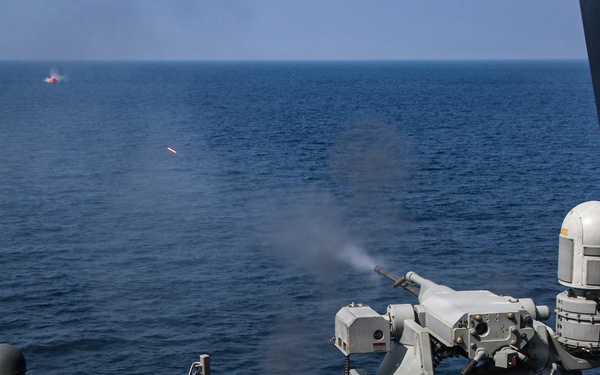 Frank E. Petersen Jr. Conducts Mark 38 Live-Fire Exercise