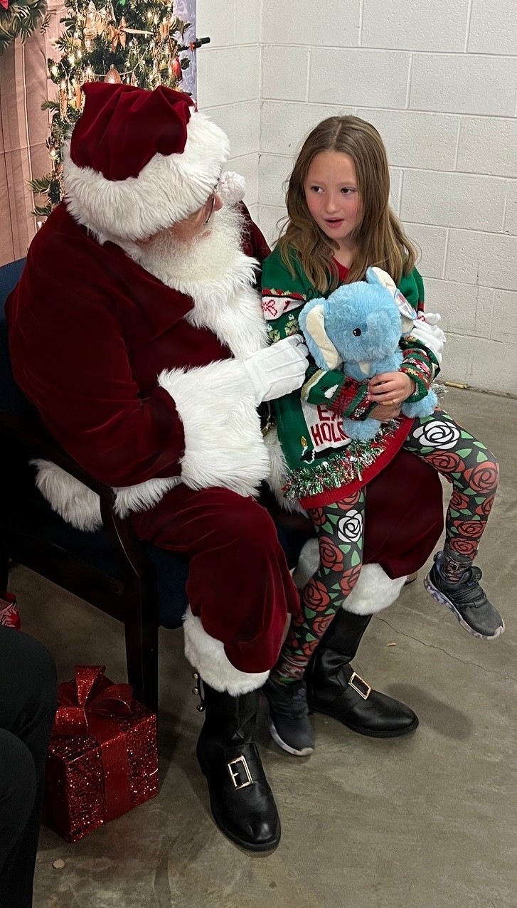 Santa visits 150 SOW