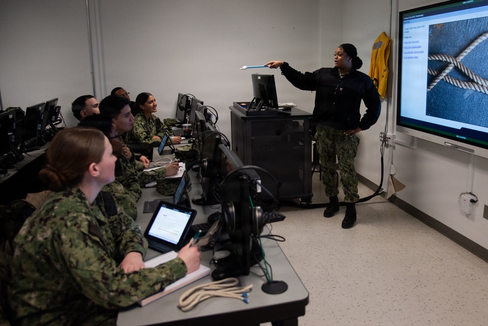 Surface Warfare Engineering Schools Command (SWESC) Great Lakes Instructors Train Next Generation of U.S. Navy Boatswain's Mates