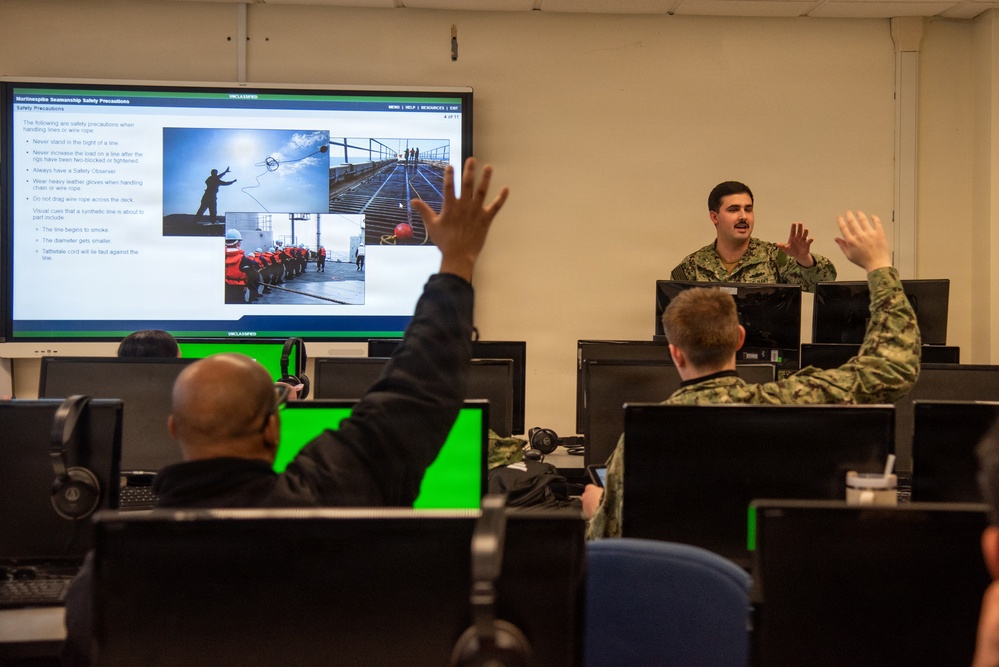 Surface Warfare Engineering Schools Command (SWESC) Great Lakes Instructors Train Next Generation of U.S. Navy Boatswain's Mates