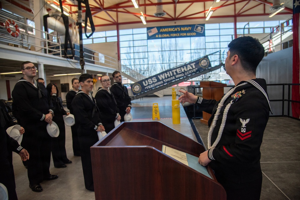 Surface Warfare Engineering Schools Command (SWESC) Great Lakes Instructors Train Next Generation of U.S. Navy Boatswain's Mates