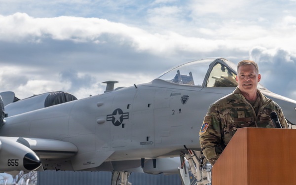 Final A-10 prepares to depart Hill AFB, closing a defining chapter in Ogden ALC history