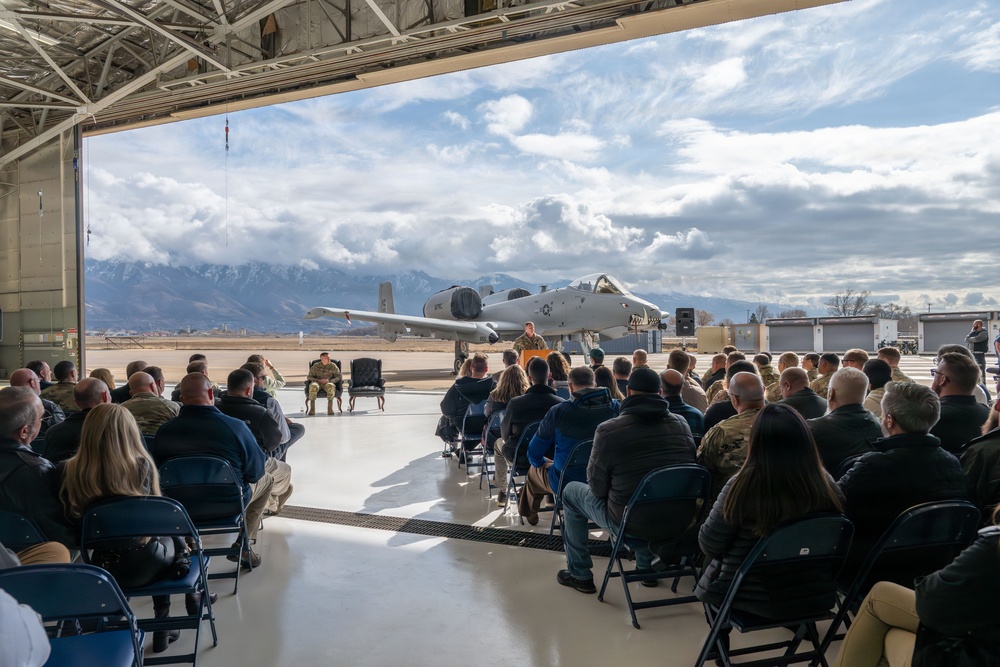 Final A-10 prepares to depart Hill AFB, closing a defining chapter in Ogden ALC history
