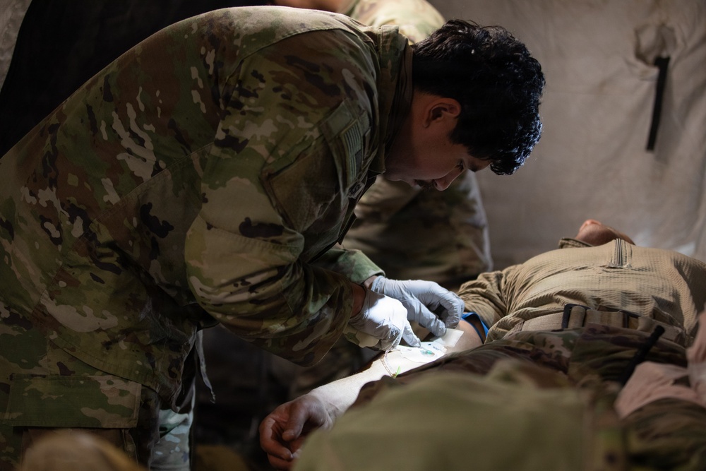 U.S. Army Soldiers conduct CASEVAC