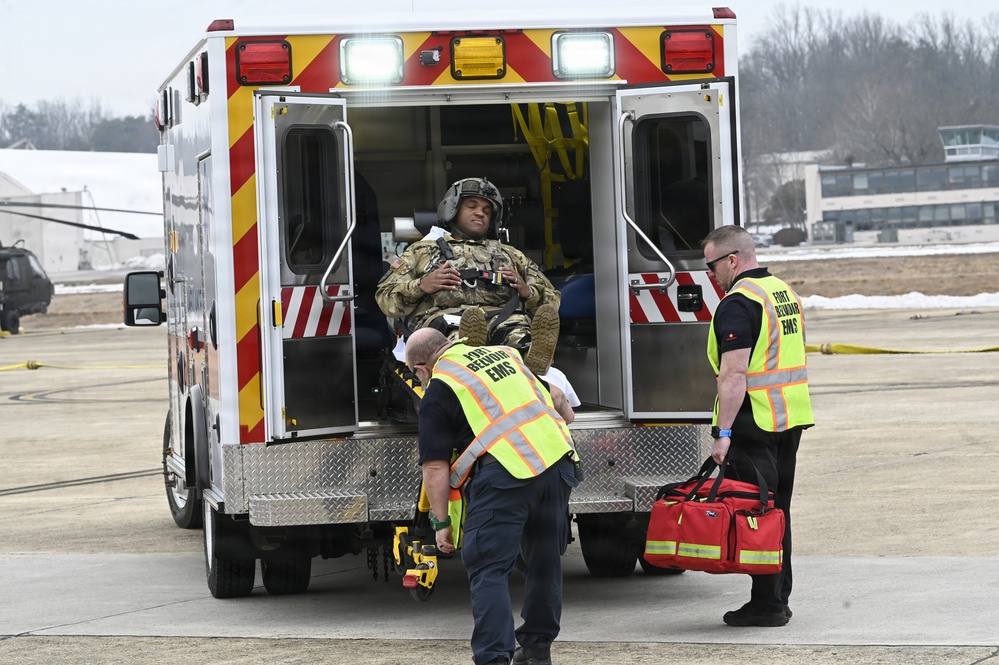 Army Aviation Support Facility Supports Quarterly Mishap Exercise