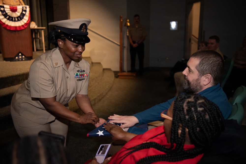 USS Ronald Reagan Chief Retires