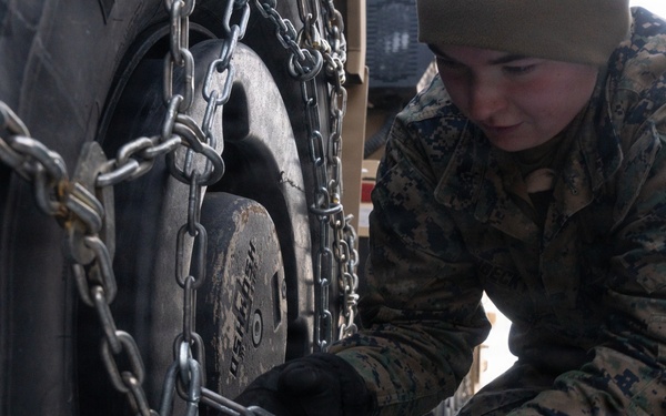 CORE26 | U.S. Marines Prepare Tactical Vehicles in Norway for Exercise Cold Response 26