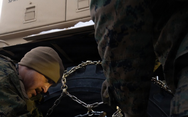 CORE26 | U.S. Marines Prepare Tactical Vehicles in Norway for Exercise Cold Response 26